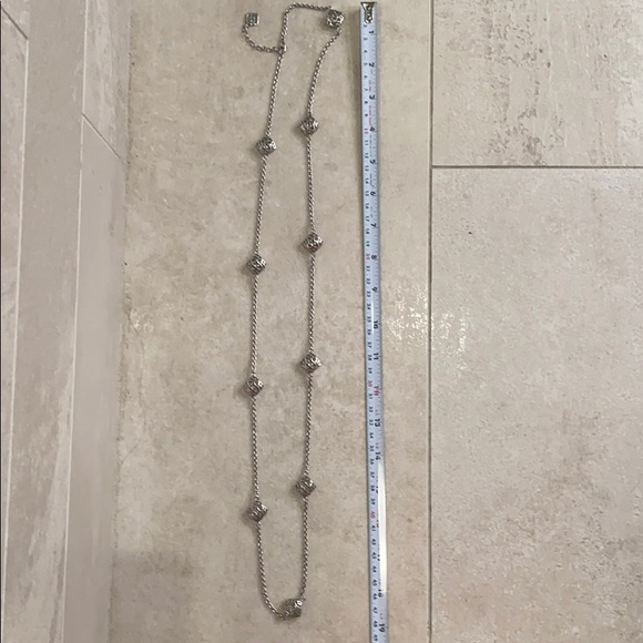 Kendra Scott Necklace Silver Long - Picture 4 of 4